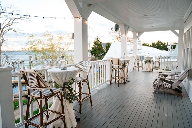 mystic yachting club at willow point wedding